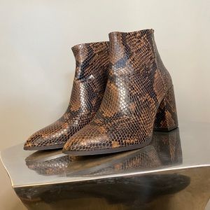 Steve Madden Snake Print Bootie